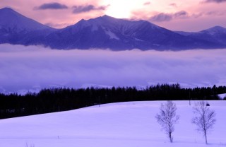 富良野・千望峠の朝日